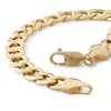 Thumbnail Image 2 of 14K Hollow Gold Curb Chain Bracelet - 7.5&quot;