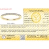 Thumbnail Image 7 of ​​​​​​​​​​​​​​​​​​​​​10K Solid Gold 1/4 CT. T.W. Lab-Created Diamond Anniversary Band