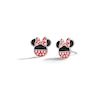 Thumbnail Image 1 of Child's Sterling Silver Enamel ©Disney Minnie Mouse Studs