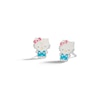 Thumbnail Image 1 of Child's Sterling Silver Enamel Hello Kitty® Studs