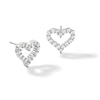 Thumbnail Image 0 of Sterling Silver CZ Open Heart Studs