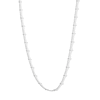 Thumbnail Image 1 of Child's Sterling Silver Diamond-Cut Beaded Saturn Chain Made in Italy - 15&quot;