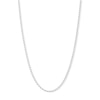 Thumbnail Image 1 of Child's Sterling Silver Diamond-Cut Long Curb Chain Made in Italy - 15&quot;