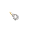 Thumbnail Image 2 of 10K Solid Gold CZ D Initial Charm