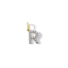 Thumbnail Image 1 of 10K Solid Gold CZ R Initial Charm