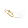 Thumbnail Image 1 of Child's 10K Solid Gold CZ Bezel Ring - Size 4