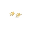 Thumbnail Image 1 of Child's 14K Solid Gold Double Star Studs