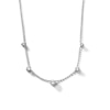 Thumbnail Image 1 of Sterling Silver CZ By the Yard Necklace