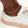 Thumbnail Image 2 of Sterling Silver Rope Chain Anklet Made in Italy - 10&quot;