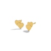 Thumbnail Image 0 of Child's 10K Solid Gold Double Heart Studs