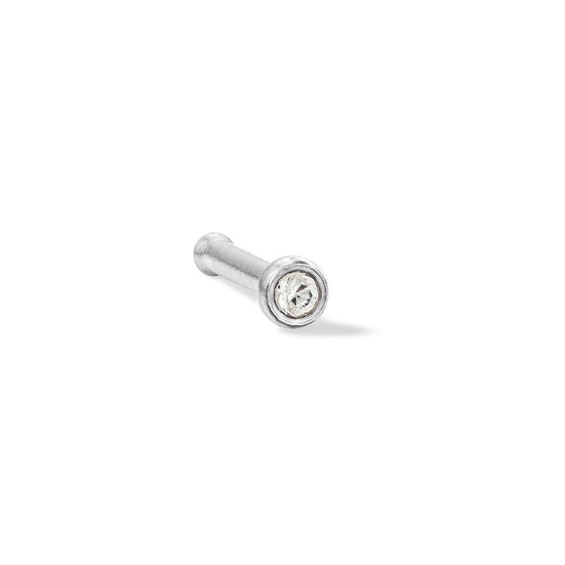 Main Image 1 of Titanium CZ 3mm Piercing Stud