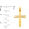 Thumbnail Image 2 of 10K Solid Gold Engravable Cross Charm