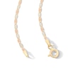 Thumbnail Image 2 of Child's 14K Solid Gold Diamond-Cut Valentino Tri-Tone Chain Made in Italy - 15&quot;