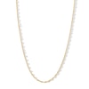 Thumbnail Image 1 of 10K Solid Gold Diamond-Cut Mirror Chain Made in Italy - 20&quot;