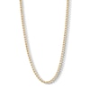 Thumbnail Image 1 of 10K Hollow Gold Fancy Cable Chain - 20&quot;