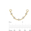 Thumbnail Image 2 of 10K Gold Plated CZ Five Stone Chain Connector