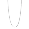 Thumbnail Image 1 of Sterling Silver Diamond Cut Open Curb Chain Made in Italy - 20&quot;