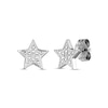 Thumbnail Image 1 of Sterling Silver Diamond Accent Star Studs