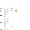 Thumbnail Image 4 of 14K Plated Gold 1/20 CT. T.W. Diamond Celestial Single Stud Set