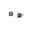 Thumbnail Image 1 of ​​​​​​​Sterling Silver Black CZ Studs