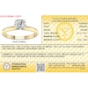 Thumbnail Image 3 of ​​​​​​​​​​​​​​10K Solid Gold 3/4 CT. T.W. Lab-Created Diamond Solitaire Ring