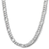 Thumbnail Image 1 of ​​​​​​​Sterling Silver Diamond Cut Figaro Chain Made in Italy - 22&quot;