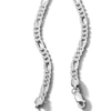 Thumbnail Image 3 of ​​​​​​​Sterling Silver Diamond Cut Figaro Chain Made in Italy - 22&quot;