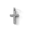 Thumbnail Image 1 of 14K Hollow White Gold Crucifix Necklace Charm