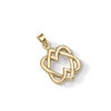 Thumbnail Image 2 of ​​​​​​​10K Solid Gold Double Heart Necklace Charm