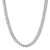 Thumbnail Image 1 of ​​​​​​​Sterling Silver Diamond Cut Square Curb Chain Made in Italy - 22&quot;