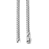 Thumbnail Image 3 of ​​​​​​​Sterling Silver Diamond Cut Square Curb Chain Made in Italy - 22&quot;