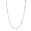 Thumbnail Image 1 of Sterling Silver Open Curb Chain Made in Italy - 18&quot;