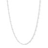 Thumbnail Image 1 of Sterling Silver Diamond-Cut Beaded Saturn Chain Made in Italy - 18&quot;