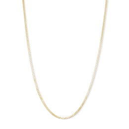 10K Solid Gold Serpentina Chain - 20&quot;