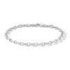 Thumbnail Image 1 of Sterling Silver Mariner Chain Bracelet Made in Italy - 8.5&quot;