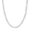 Thumbnail Image 1 of Sterling Silver Diamond-Cut Figarucci Chain Made in Italy - 20&quot;