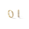 Thumbnail Image 0 of ​​​​​​​14K Solid Gold CZ Huggie Hoops