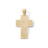 Thumbnail Image 1 of 14K Solid Gold Padre Nuestro Cross Necklace Charm