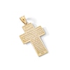 Thumbnail Image 3 of 14K Solid Gold Padre Nuestro Cross Necklace Charm