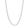 Thumbnail Image 1 of Sterling Silver Diamond-Cut Mariner Chain Made in Italy - 18&quot;