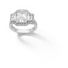 Thumbnail Image 1 of ​​​​​​​Sterling Silver CZ Cushion Cut Ring - Size 8