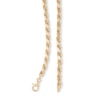 Thumbnail Image 1 of 14K Hollow Gold Twisted Four-Sided Rope Chain - 24"