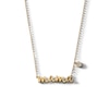 Thumbnail Image 0 of 14K Gold Plated Diamond Accent Mama Heart Necklace - 18"