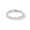 Thumbnail Image 1 of Sterling Silver Diamond Accent Infinity Heart Bracelet - 7.25&quot;