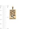 Thumbnail Image 3 of 14K Gold Plated Diamond Accent and Blue CZ The Star Tarot Card Necklace Charm