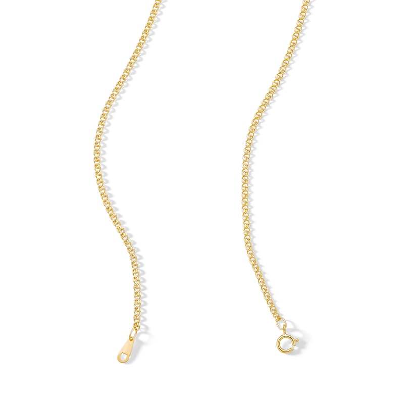 14K Hollow Gold Diamond-Cut Amore Chain - 20"