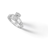 Thumbnail Image 2 of Sterling Silver CZ Claddagh Ring - Size 7