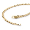 Thumbnail Image 2 of 14K Hollow Gold Marina Chain Bracelet - 7.5&quot;