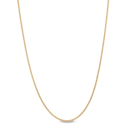 14K Solid Gold Wheat Chain - 18&quot;