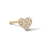 Thumbnail Image 0 of 14K Solid Gold CZ Heart Nose Stud - 20G